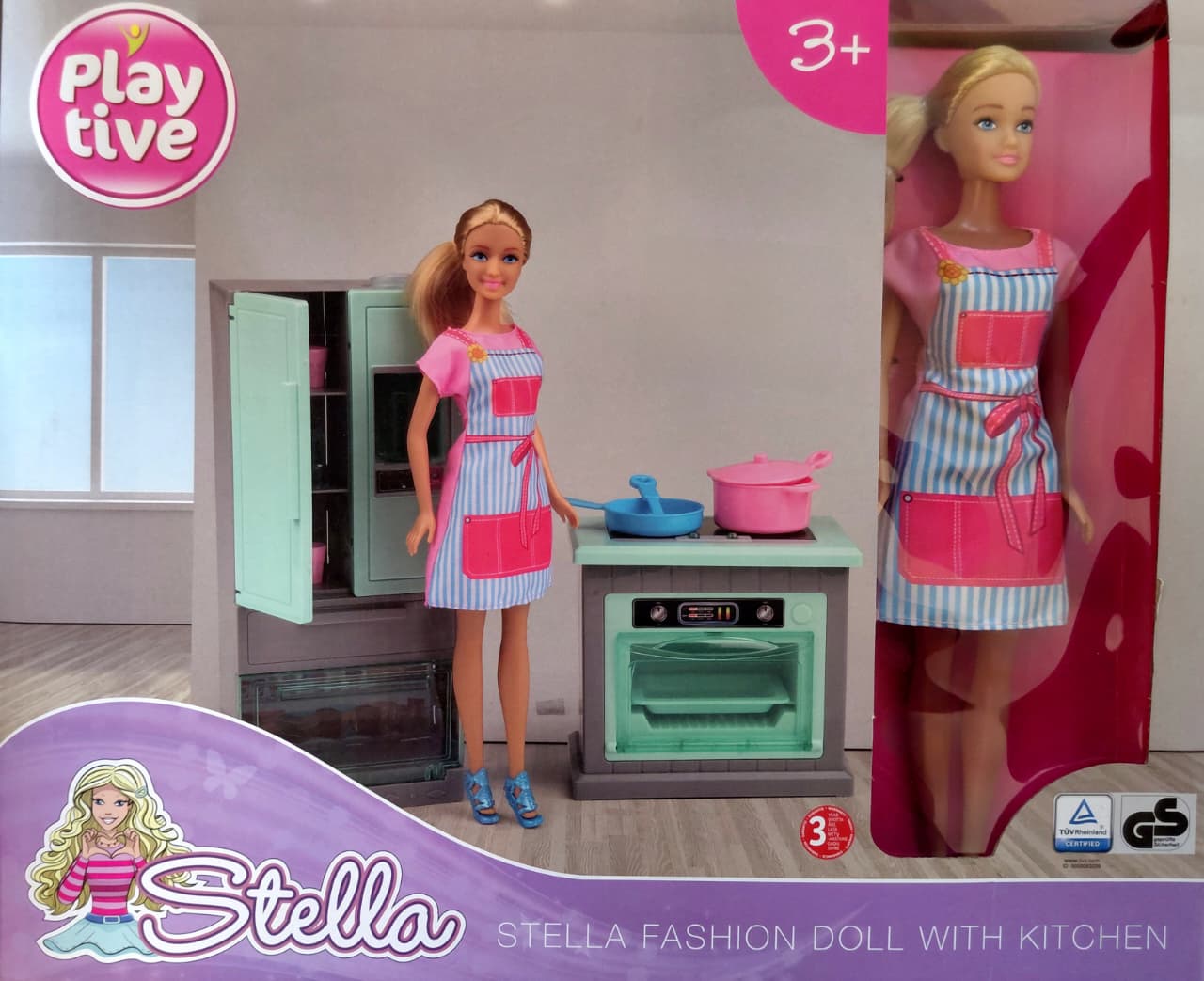 Playtive Stella Fashion Doll with Kitchen Set