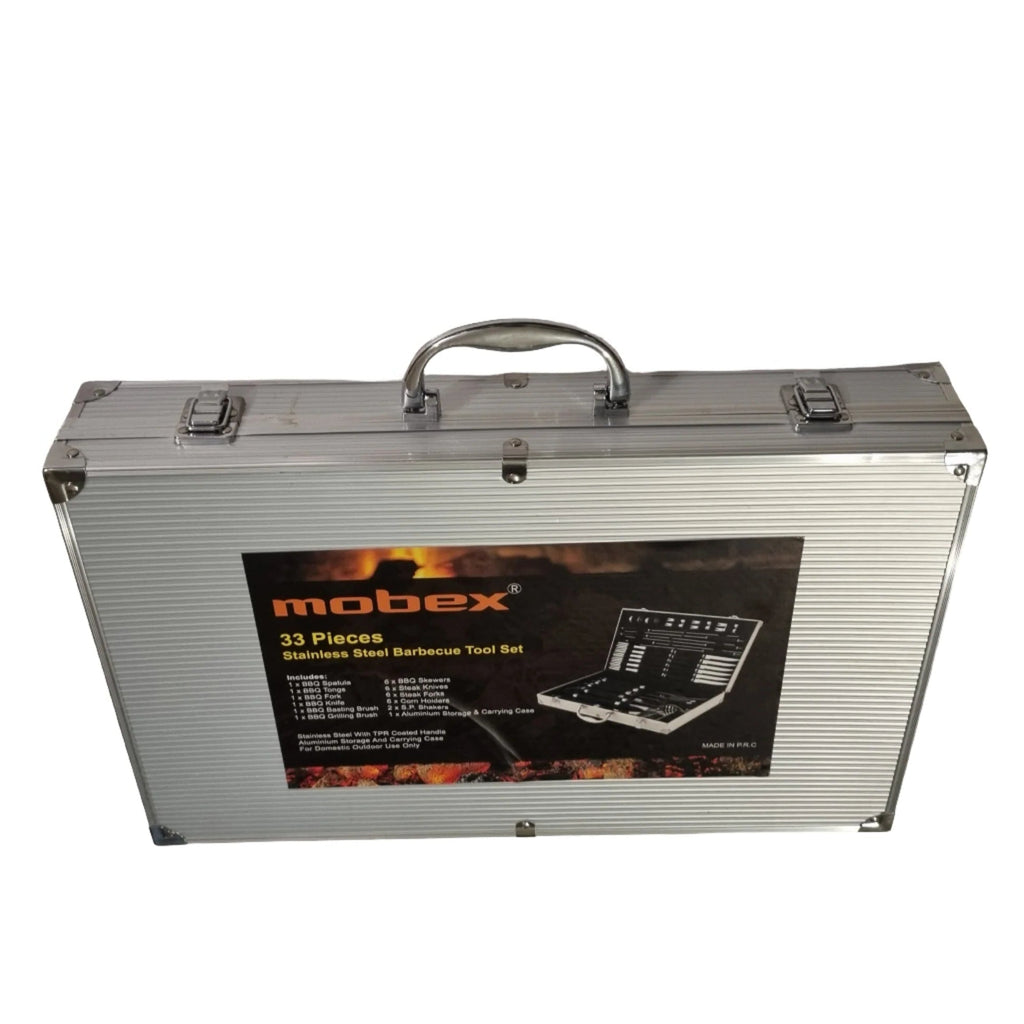MOBEX Stainless Steel Barbecue Tool Set