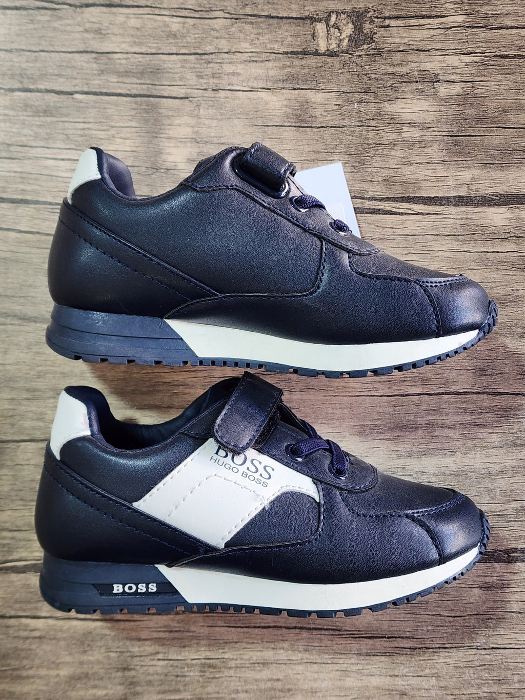 BOSS Kidswear Leather Sneakers