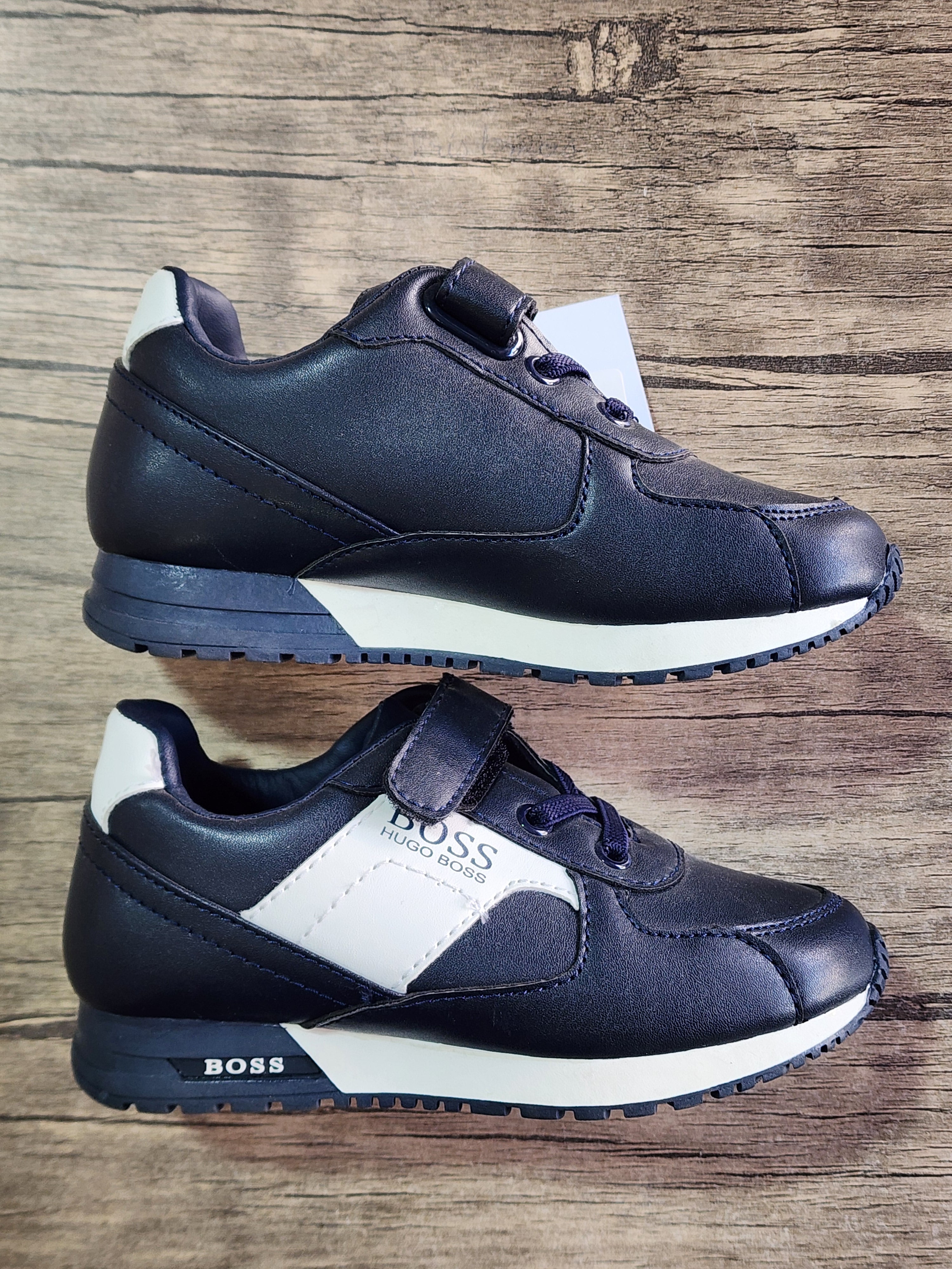 BOSS Kidswear Leather Sneakers