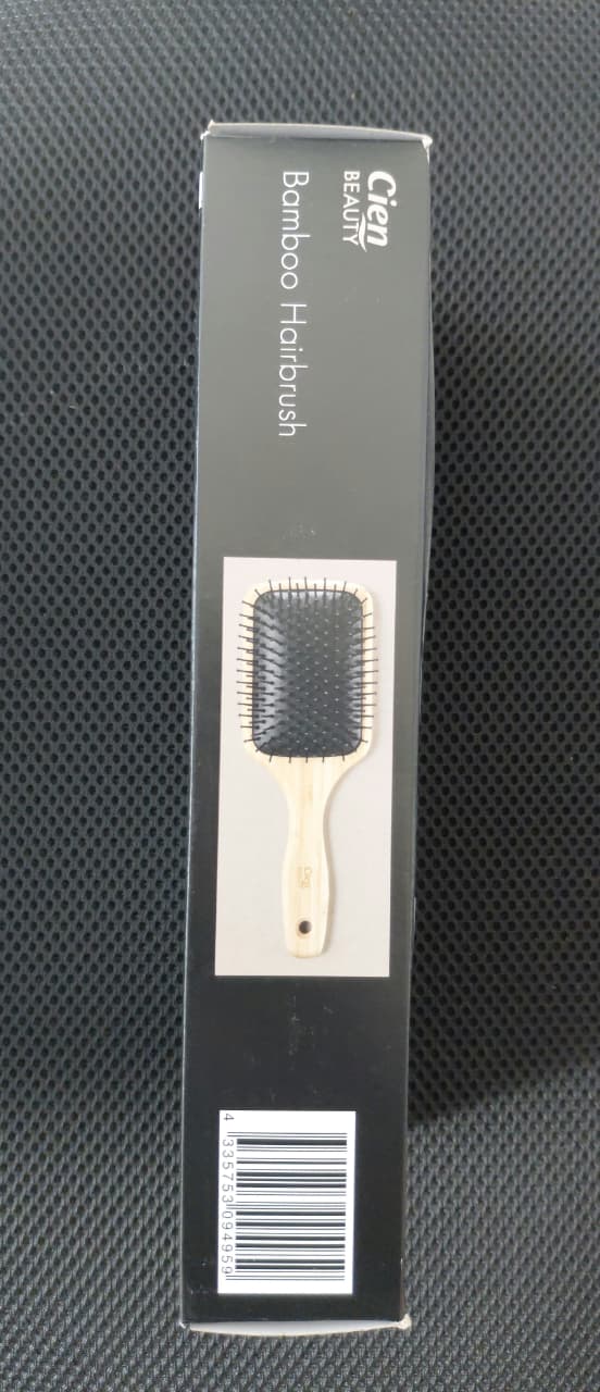 Cien Beauty Bamboo Hairbrush (Black Bristles)