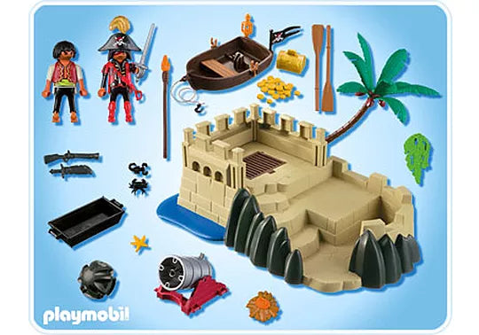 Playmobil Pirate Fort & Treasure Island Set