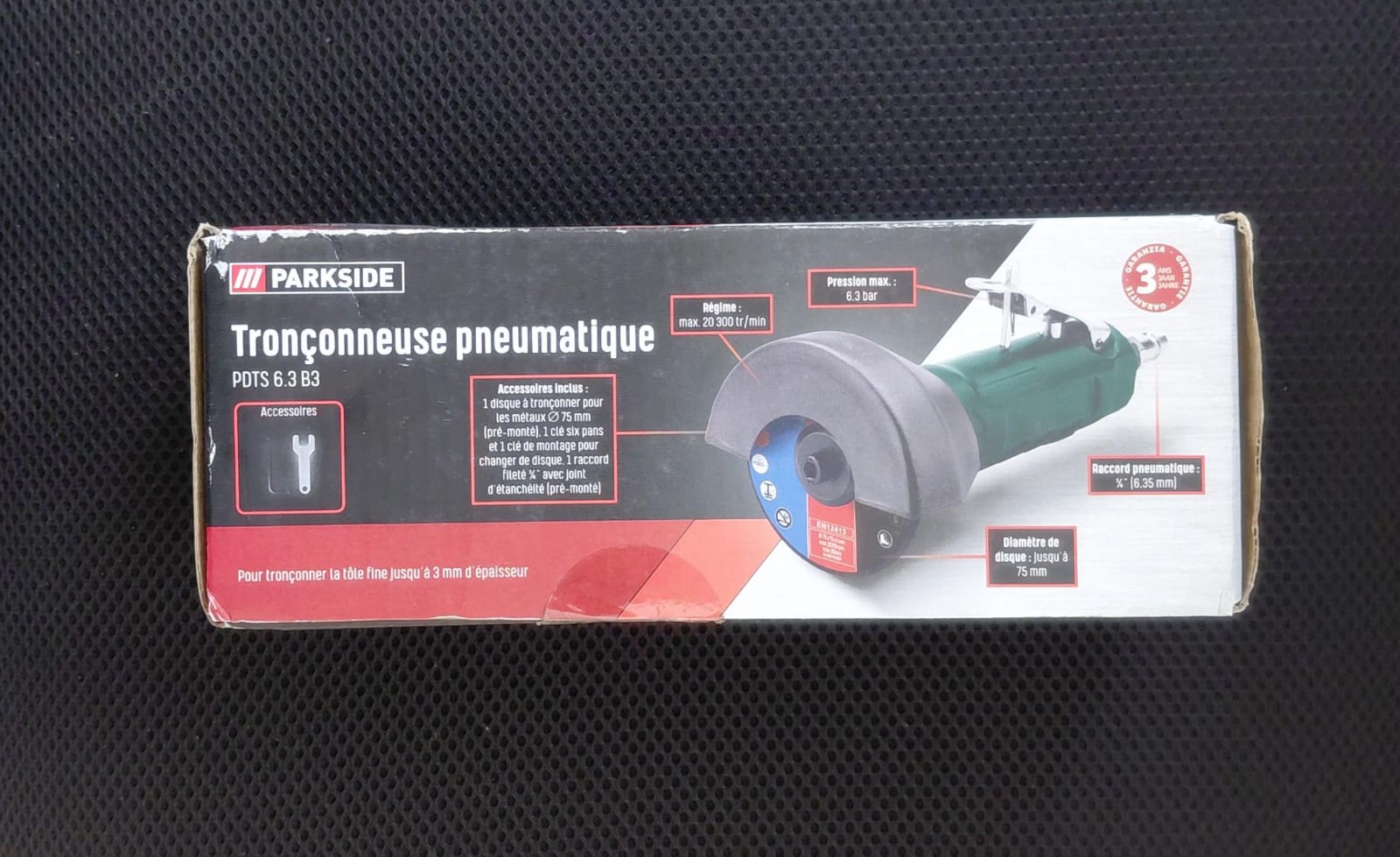 Parkside Pneumatic Cutting Tool PDTS 6.3 B3