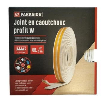 PARKSIDE Rubber Seal – W Profile