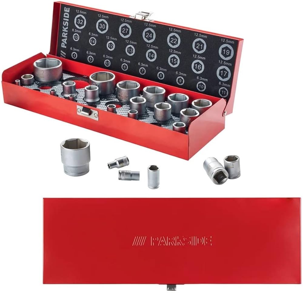 PARKSIDE Socket Wrench Set – 24 Pieces