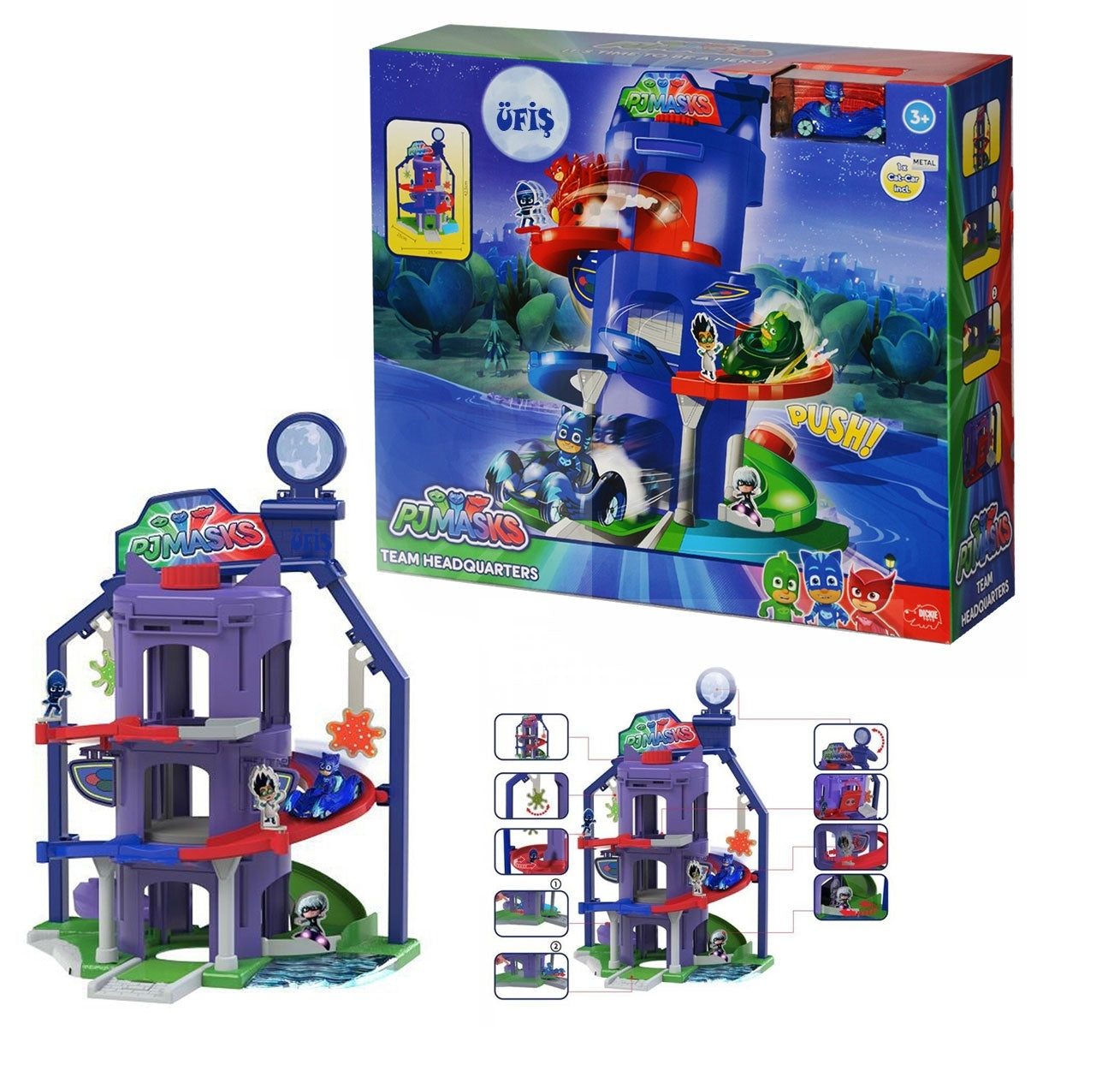 PJ Masks Team Headquarters Playset