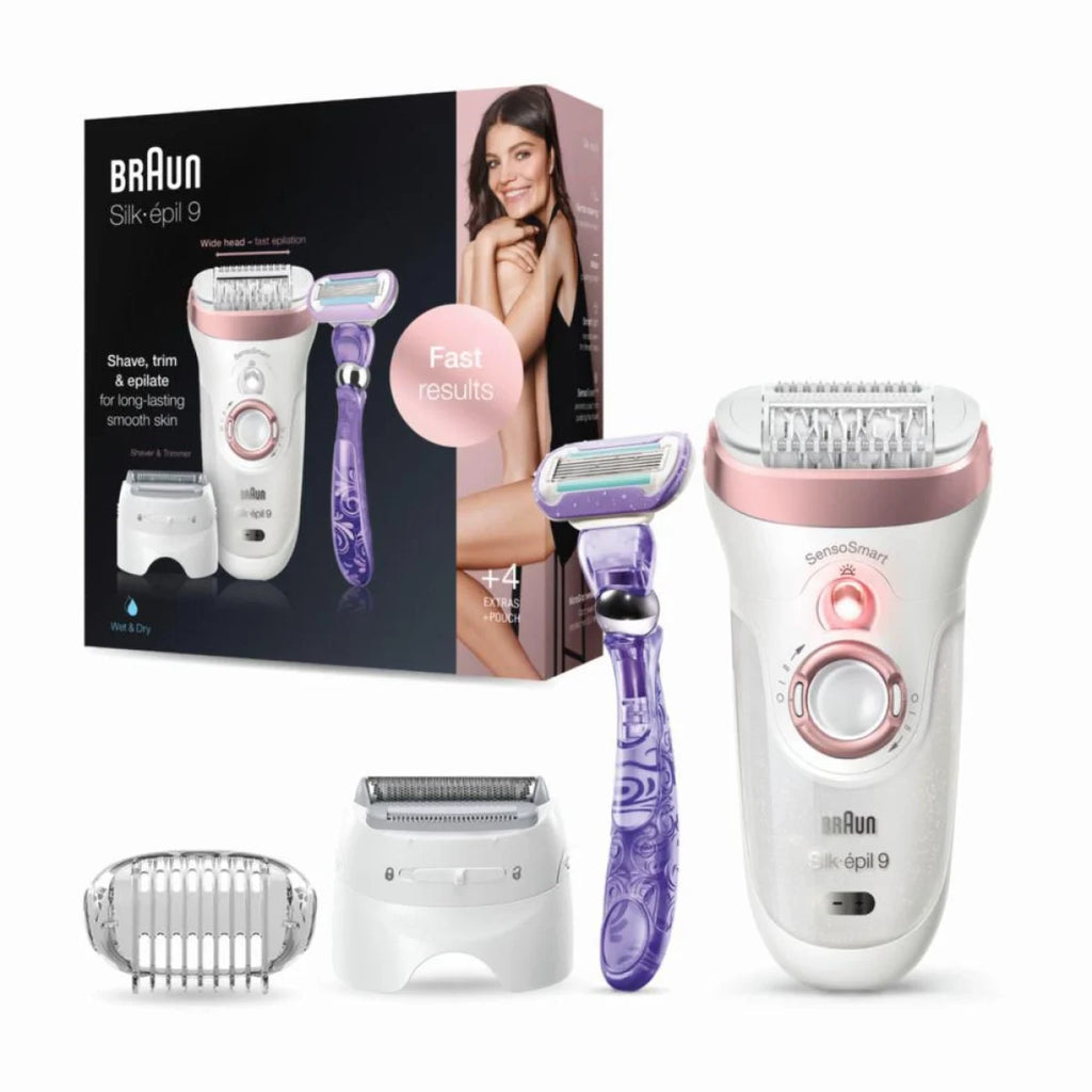 Braun Silk-épil 9 – Epilate, Shave &amp; Trim (Wet &amp; Dry)