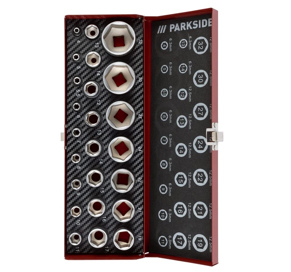 PARKSIDE Socket Wrench Set – 24 Pieces