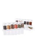 ERNESTO Spice Jar Set – 12 Jars with 2 Holders