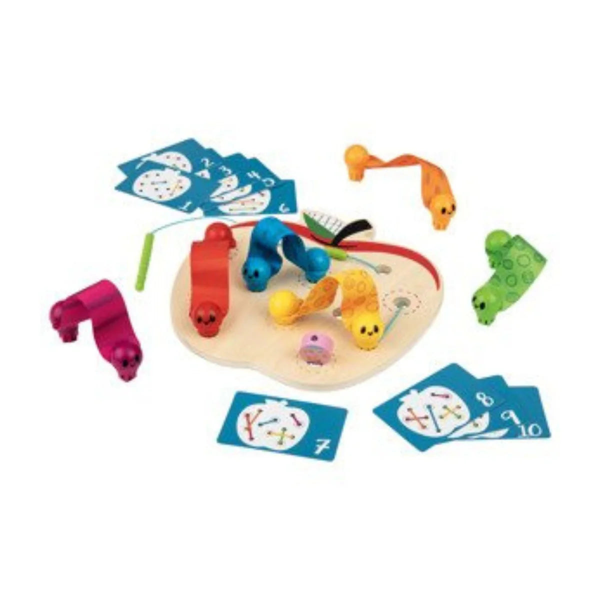 Playtive Wooden Apple Worm Game