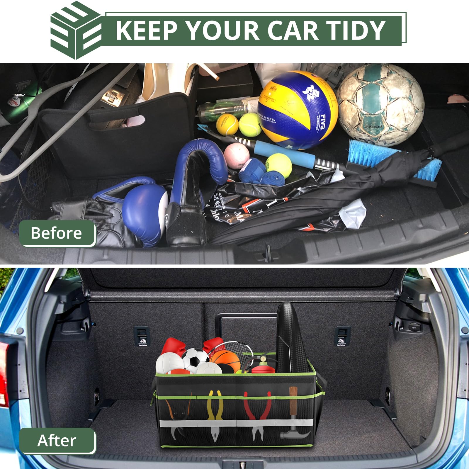 ULTIMATE SPEED Car Boot Box with Lid