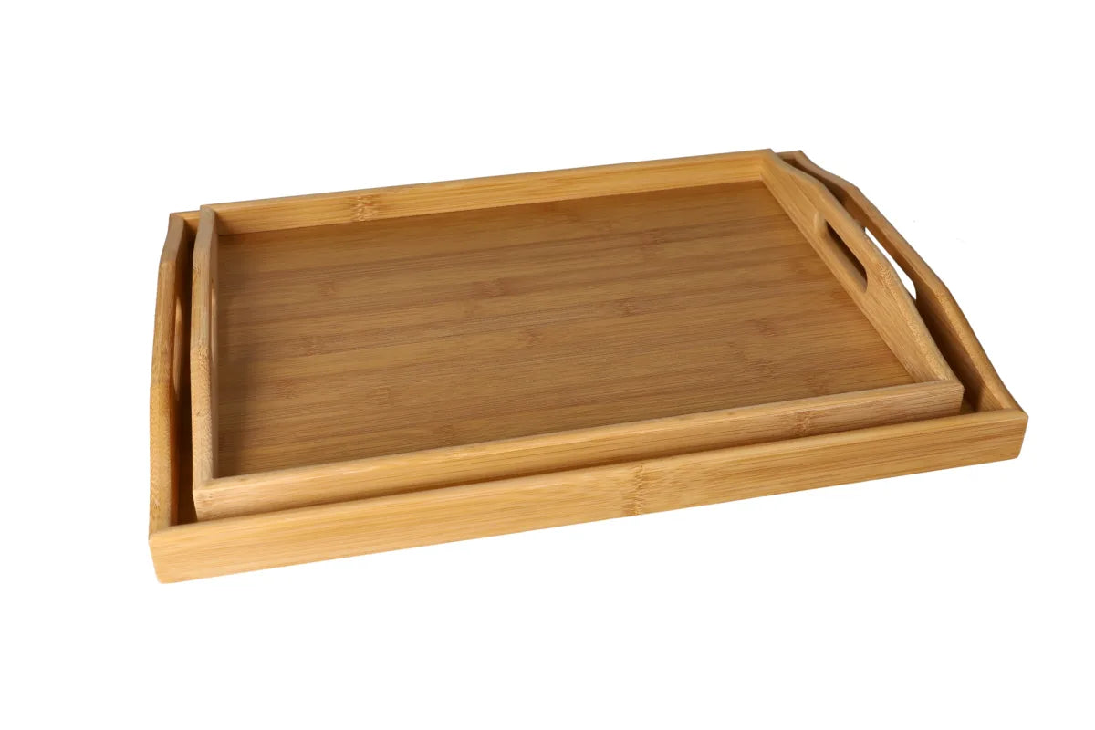 Danny Home Bamboo Tea Serving Tray Set