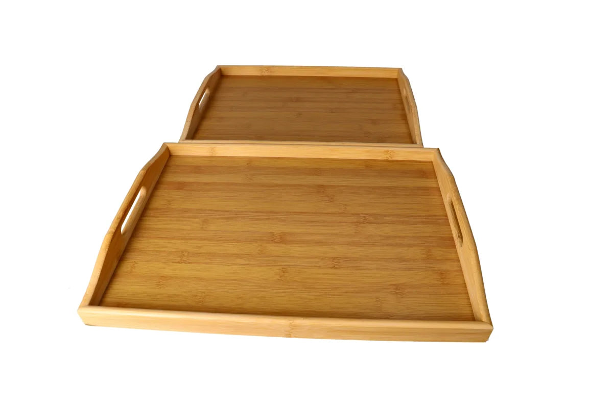Danny Home Bamboo Tea Serving Tray Set