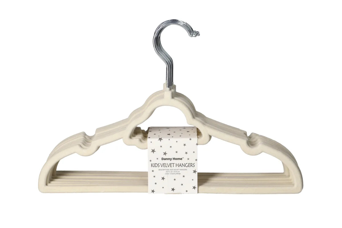 Danny Home Camel Velvet Kids Hangers