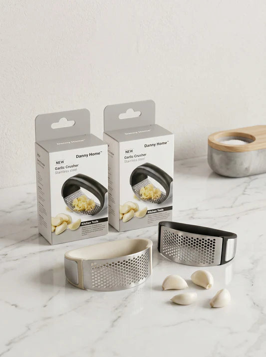 Danny Home Stainless Steel Garlic Crusher