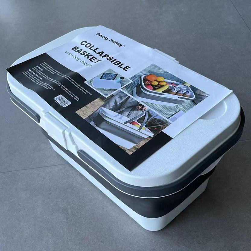 Danny Home Collapsible Basket with Carry Handle