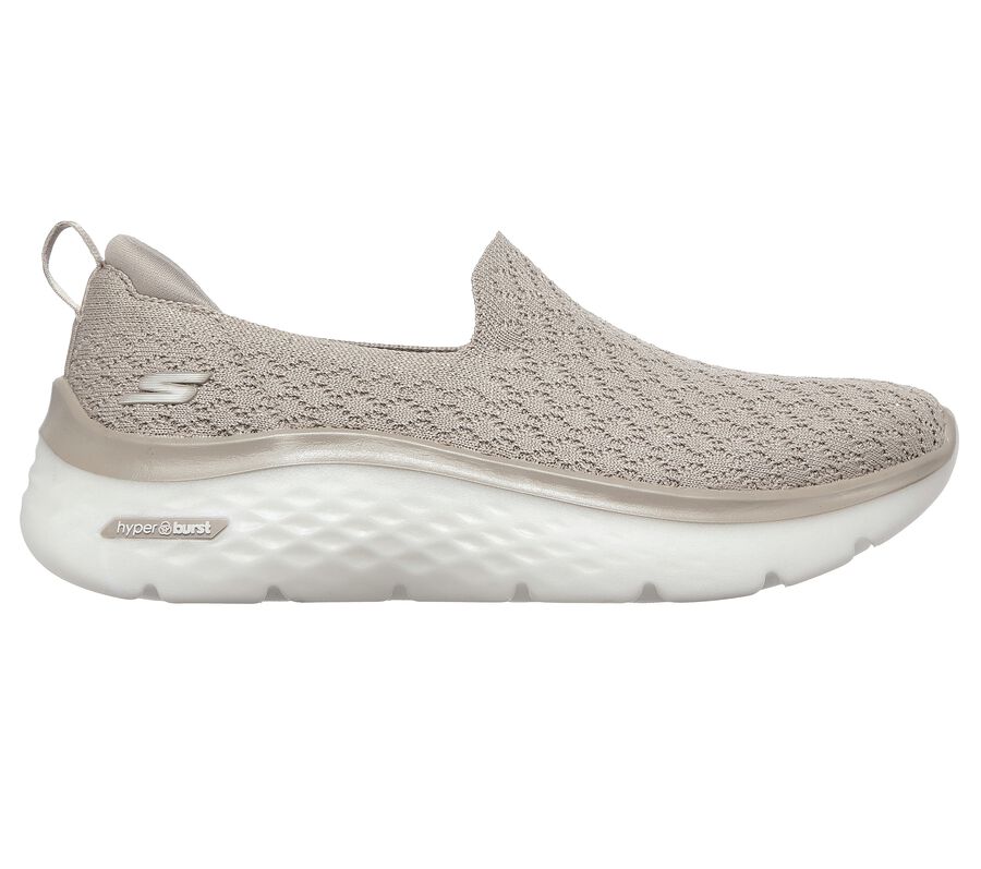 Skechers GOwalk Hyper Burst – Glimmer Hope Taupe