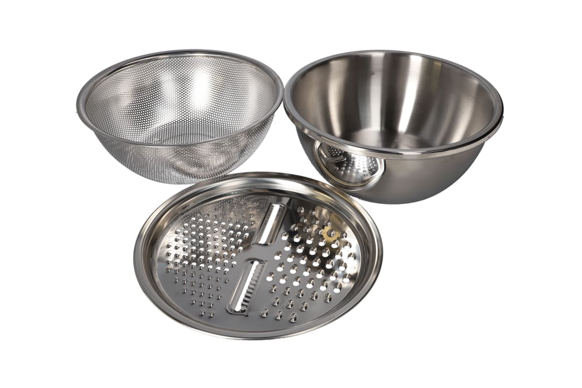 Danny Home Stainless Steel 3-Piece Mixing Bowl Set