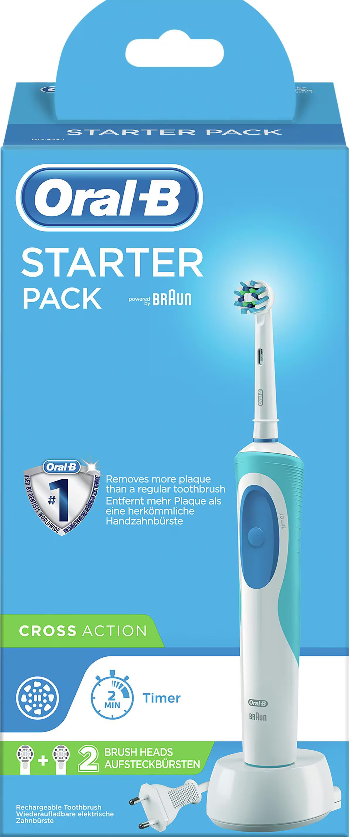 Oral-B Starter Pack Cross Action Electric Toothbrush