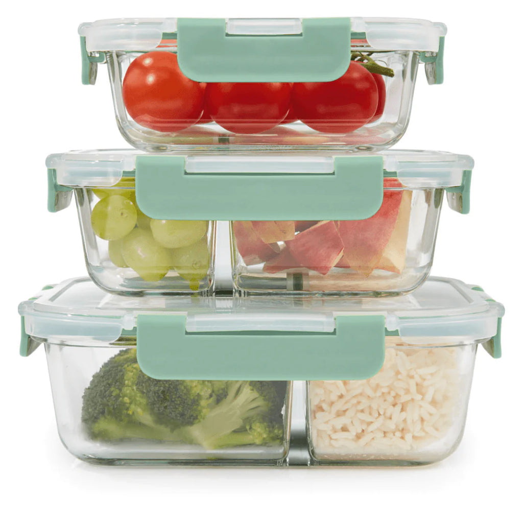 ERNESTO Glass Food Storage Container Set