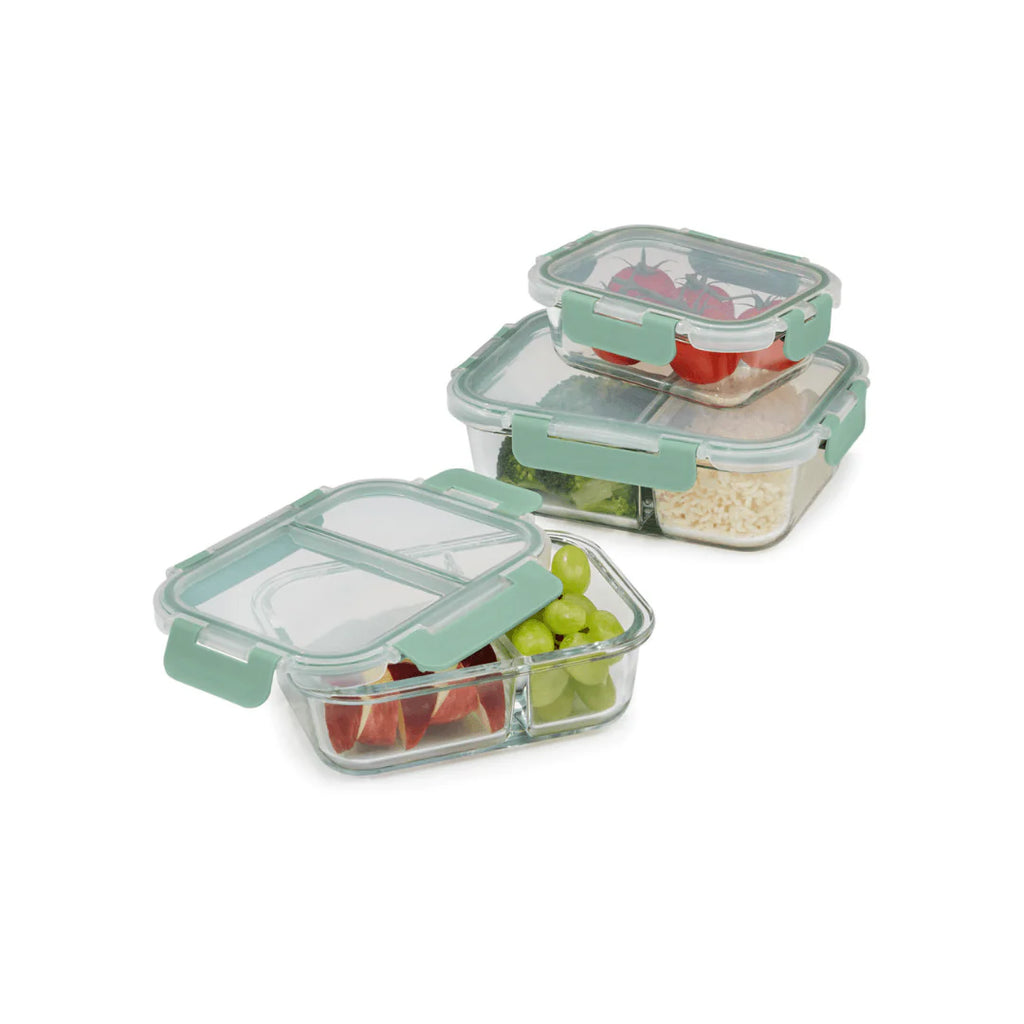 ERNESTO Glass Food Storage Container Set