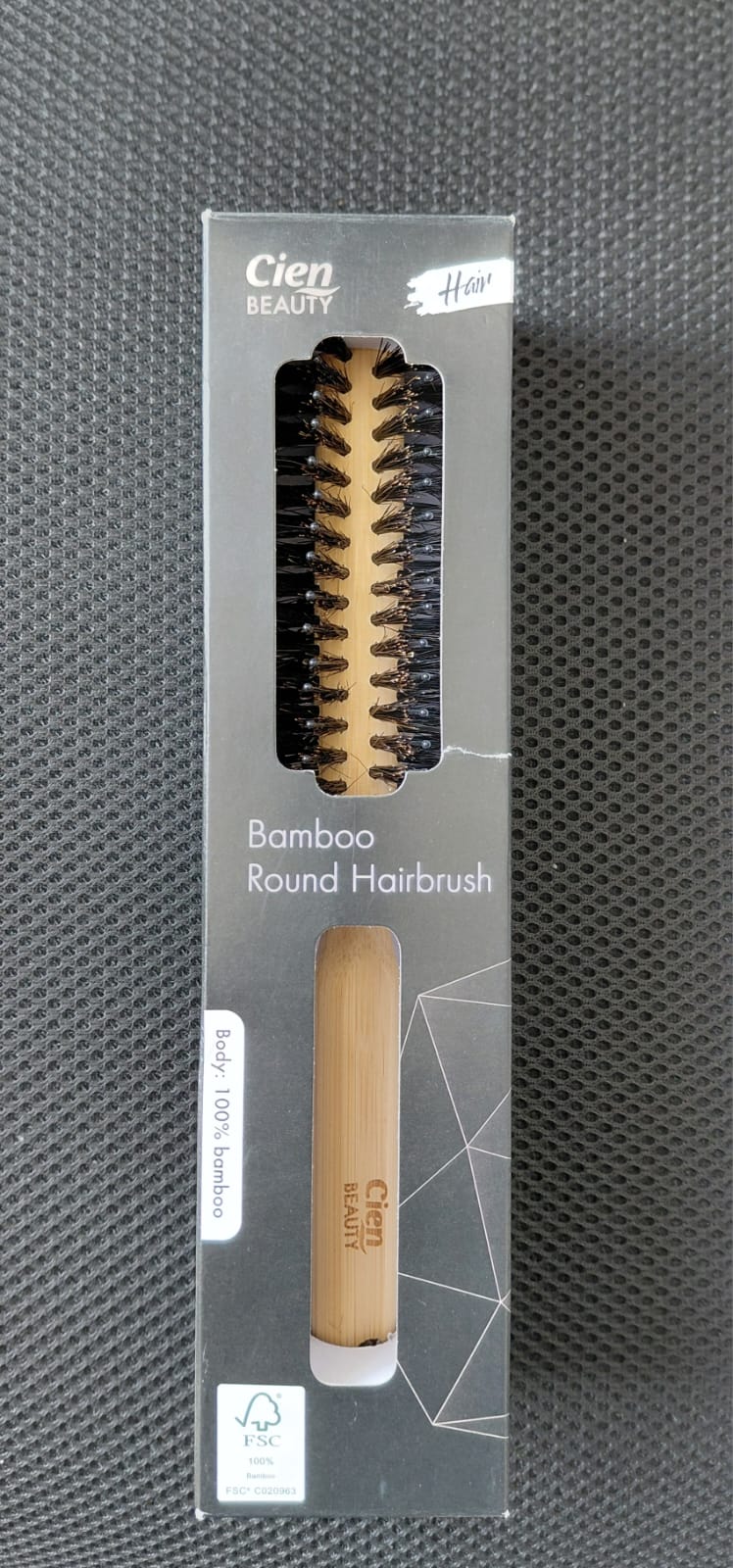 Cien Beauty Bamboo Round Hairbrush