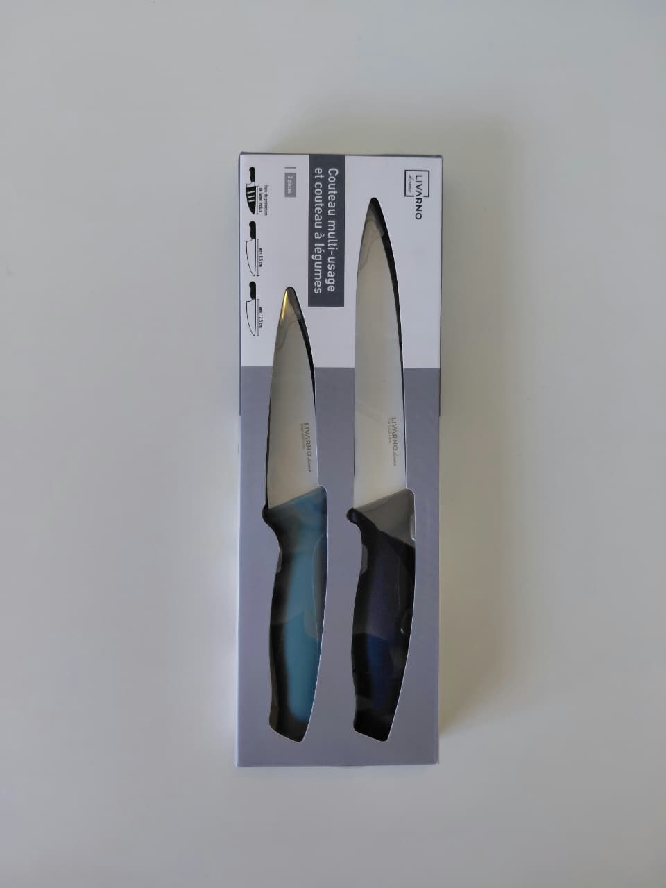 Livarno Home Utility Knife & Paring Knife Set