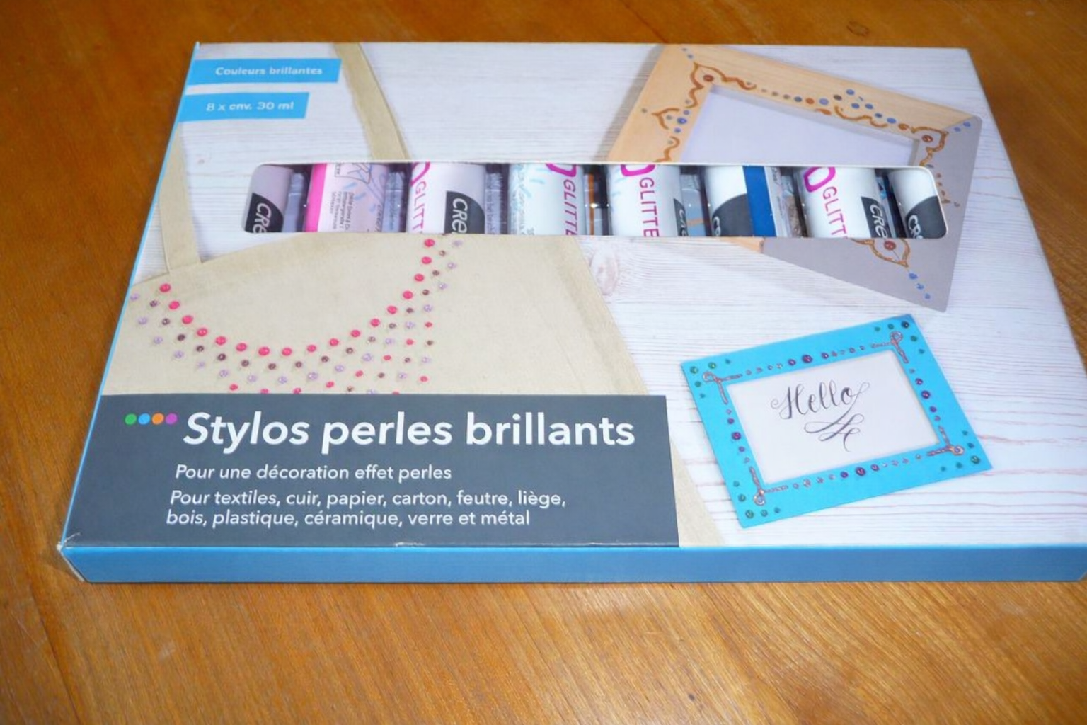 CRELANDO Glitter Pearl Pens