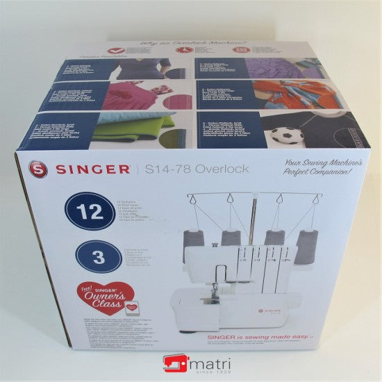SINGER S14-78 Overlock Machine