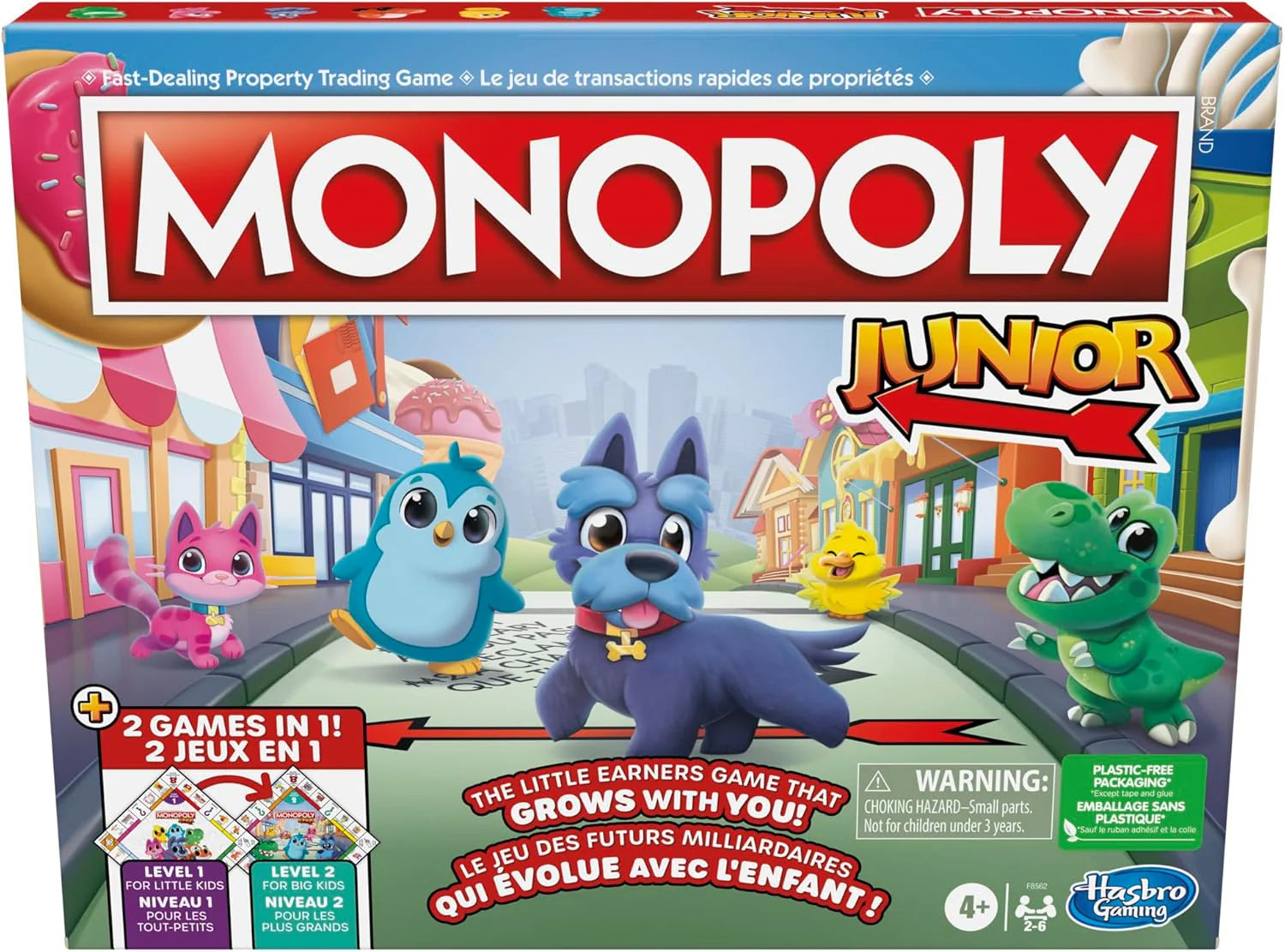 Monopoly Junior Board Game (2-in-1 Edition)