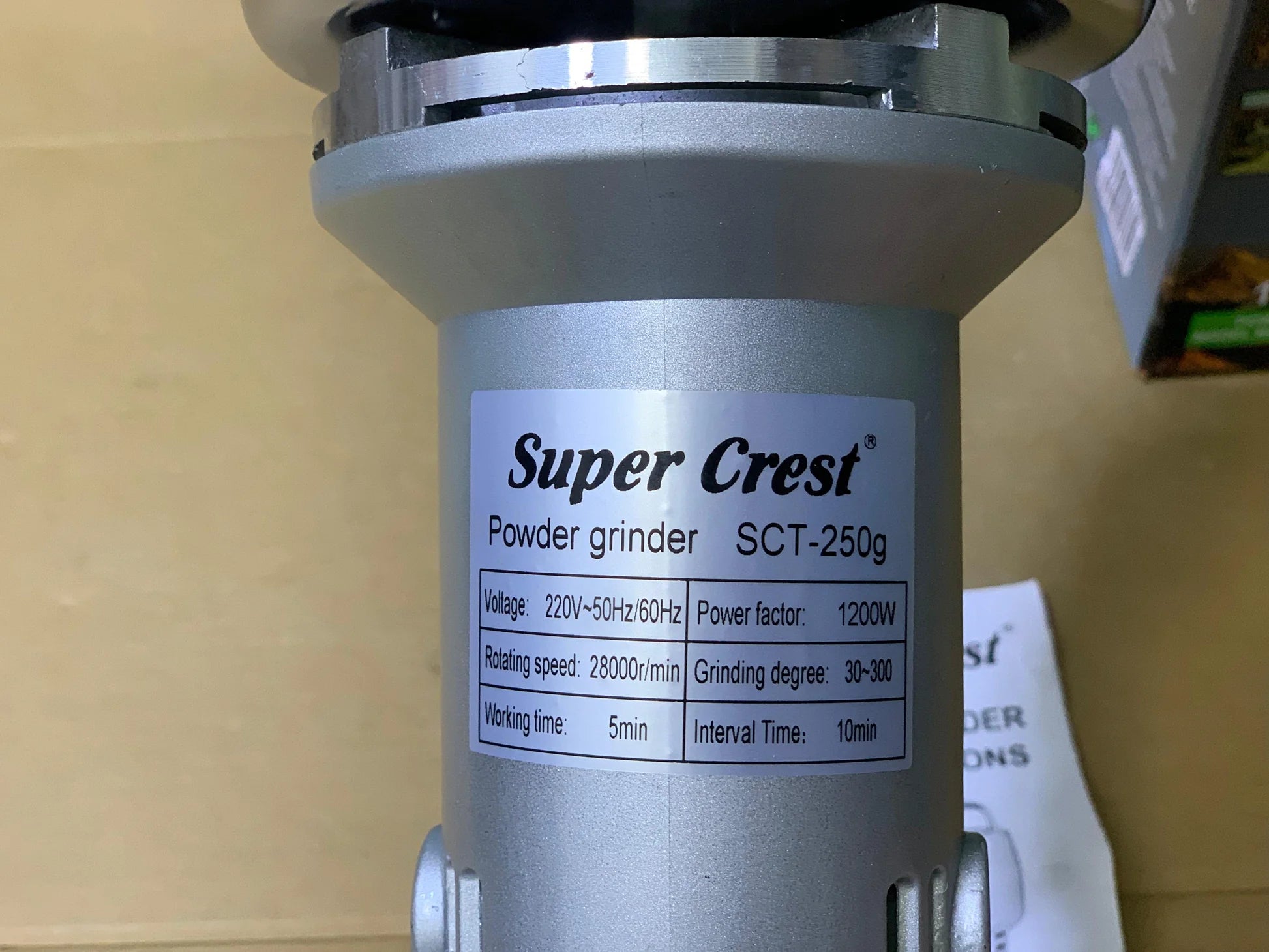 SUPERCREST Power Grinder 1200W