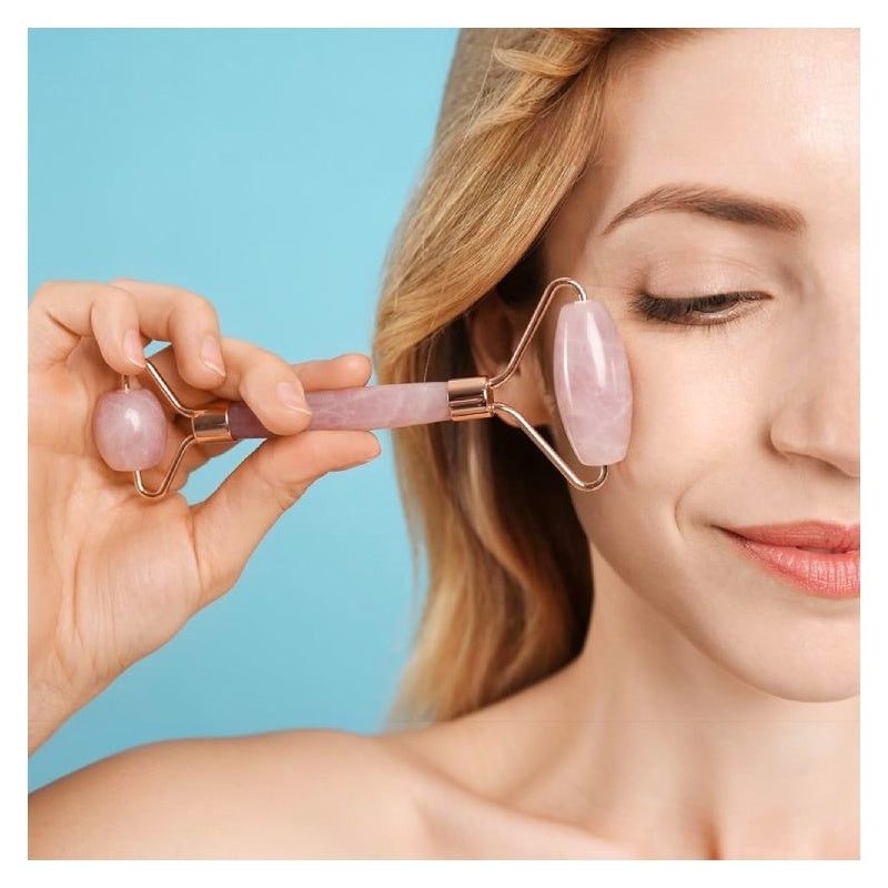 LIVARNO Pink Quartz Facial Massage Roller