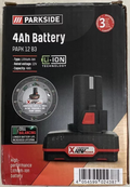 Parkside 4 Ah 12V Battery – PAPK 12 B3