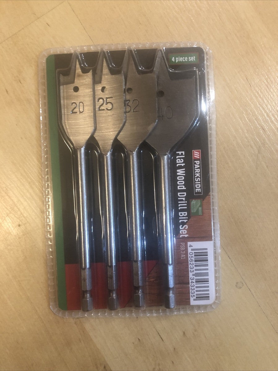 PARKSIDE Flat Wood Drill Bit Set – PSB 3 A1