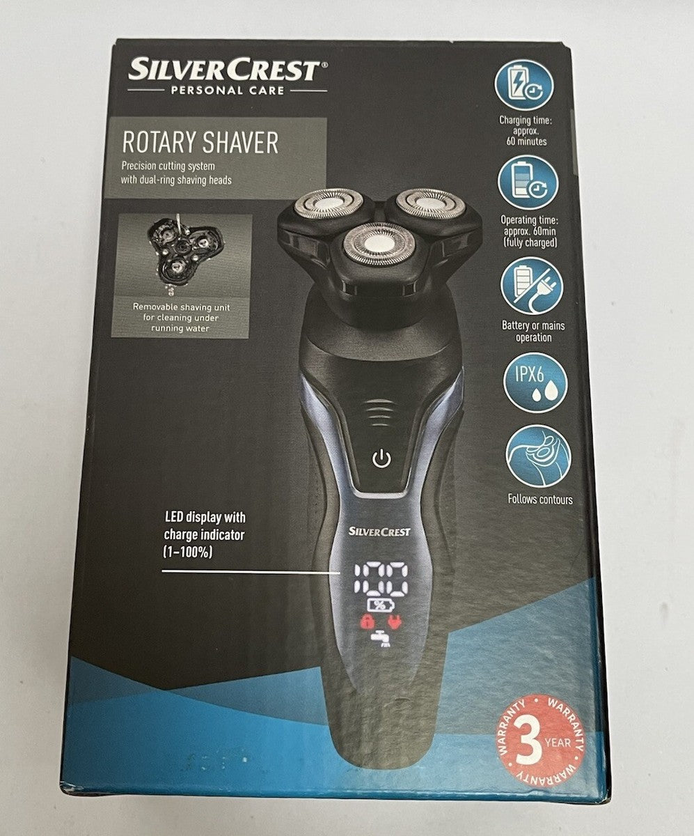 Silvercrest Rotary Shaver – Wet & Dry