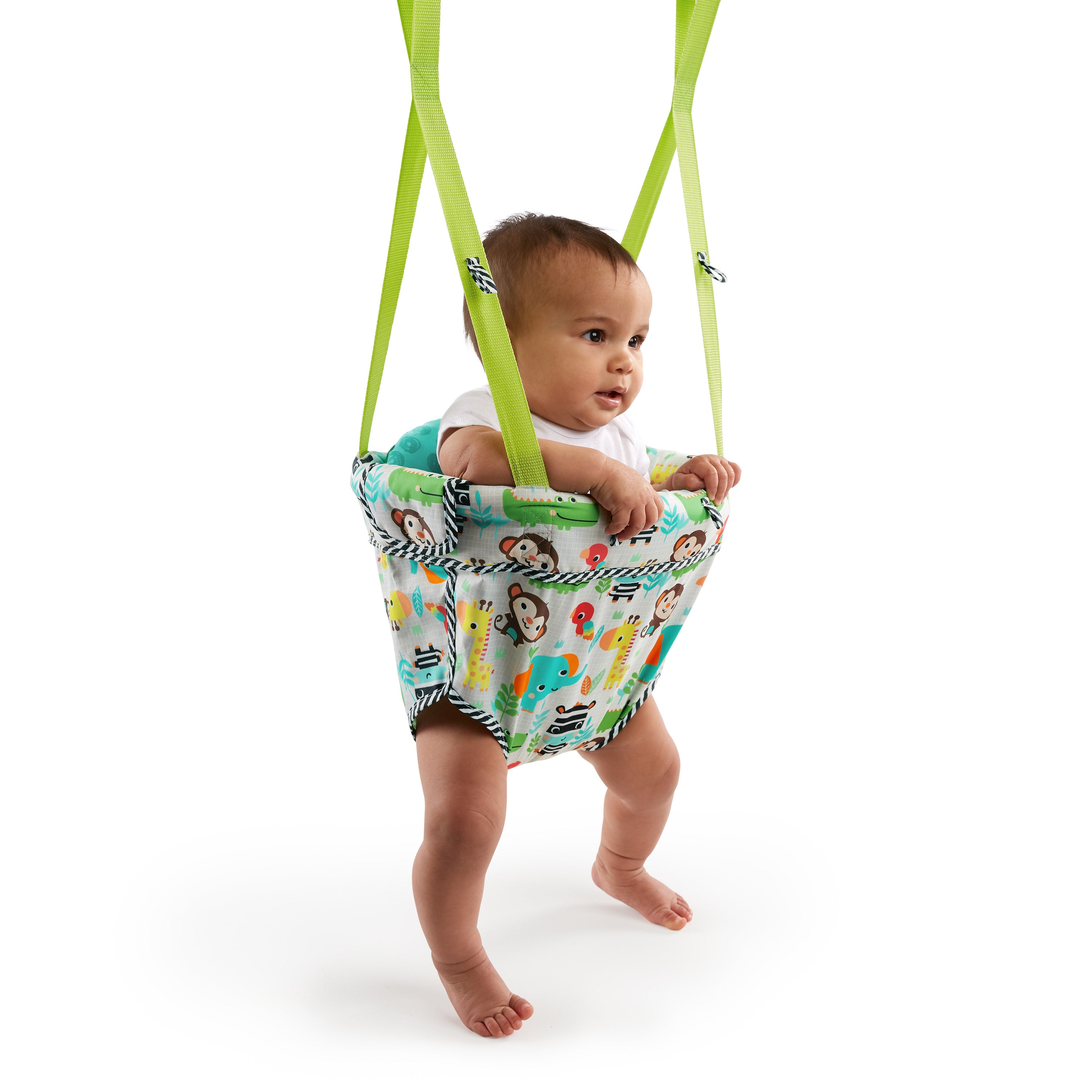 BRIGHT STARTS Zig Zag Zebra Door Jumper